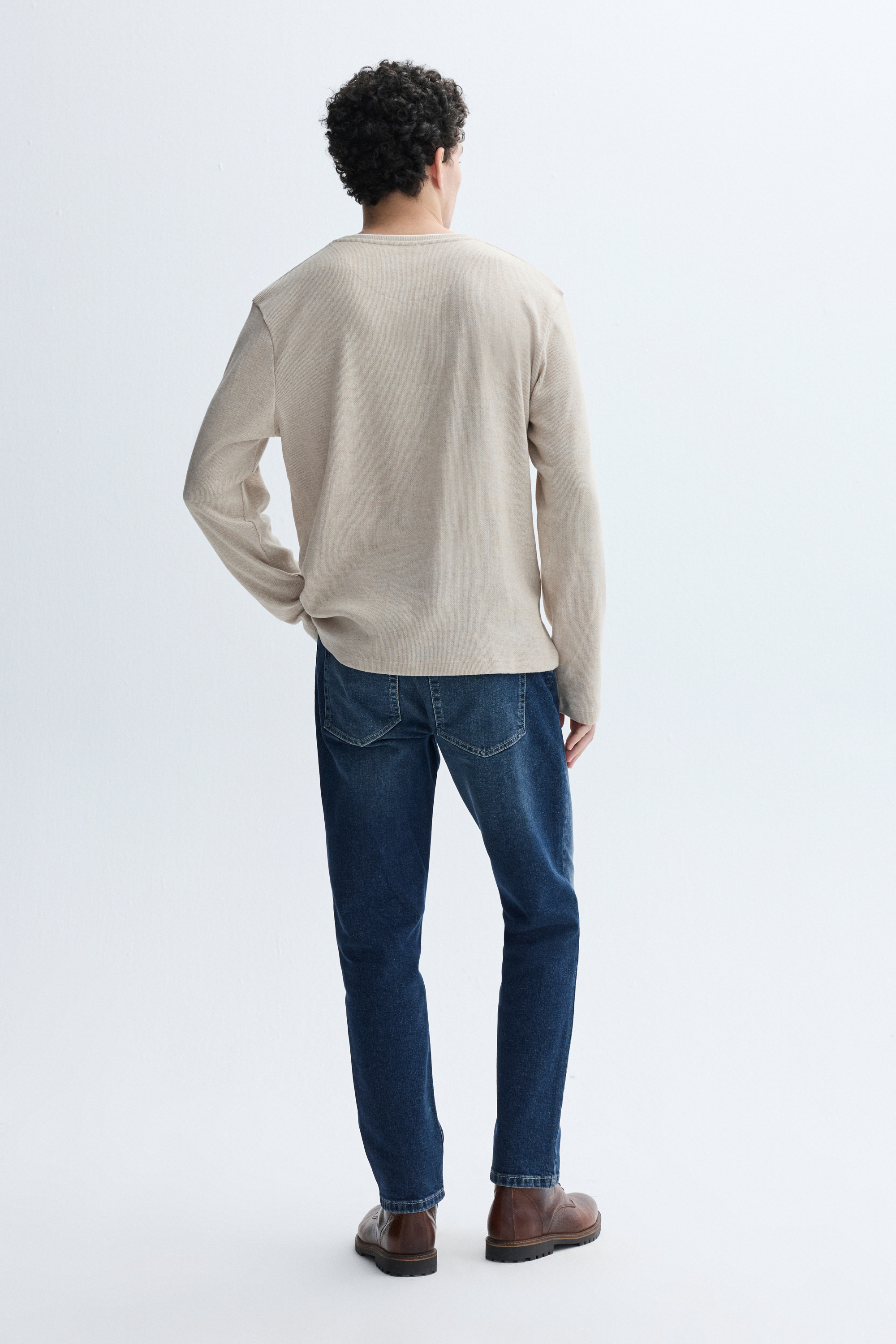 BİSİKLET YAKA SWEATSHIRT