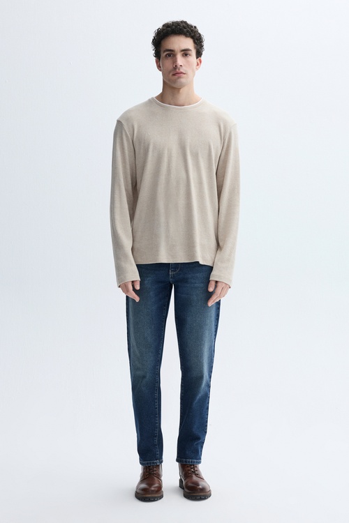 BİSİKLET YAKA SWEATSHIRT