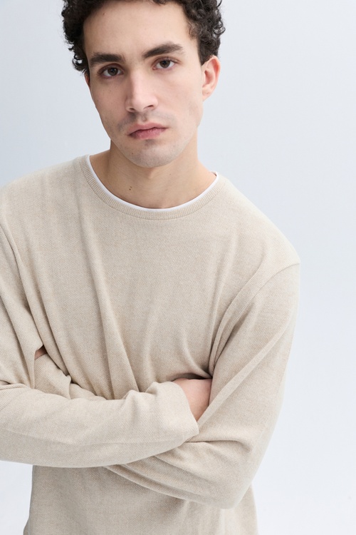 BİSİKLET YAKA SWEATSHIRT