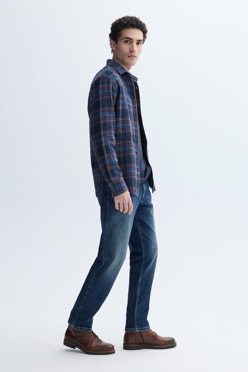 REGULAR FIT EKOSELİ UZUN KOLLU GÖMLEK