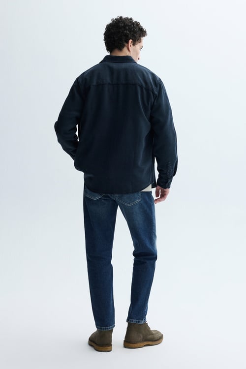  REGULAR FIT UZUN KOLLU LİYOSEL GÖMLEK