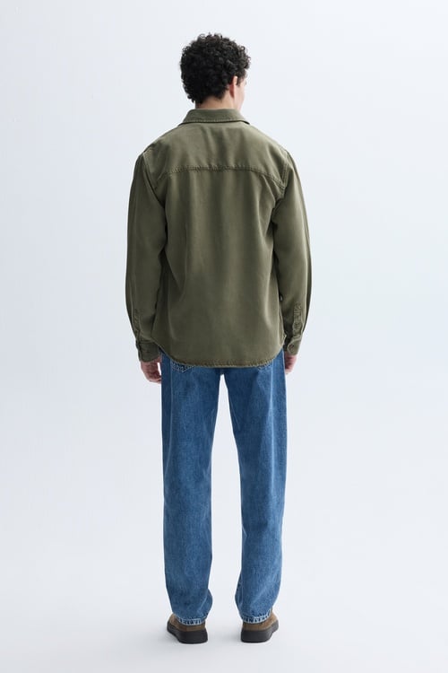  REGULAR FIT UZUN KOLLU LİYOSEL GÖMLEK