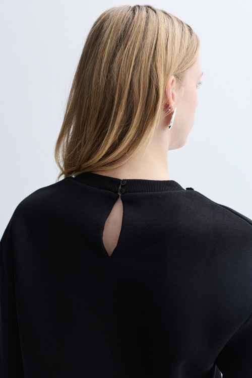  LOOSE FIT BİSİKLET YAKA SWEATSHIRT