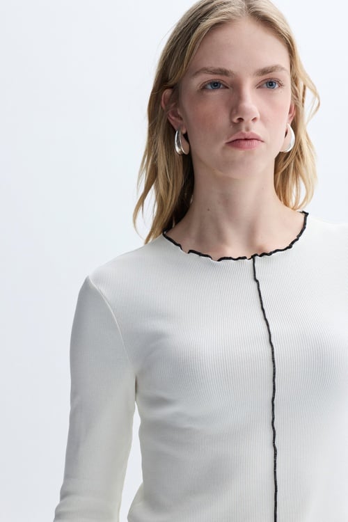 FITTED DİKİŞ DETAYLI KAZAK