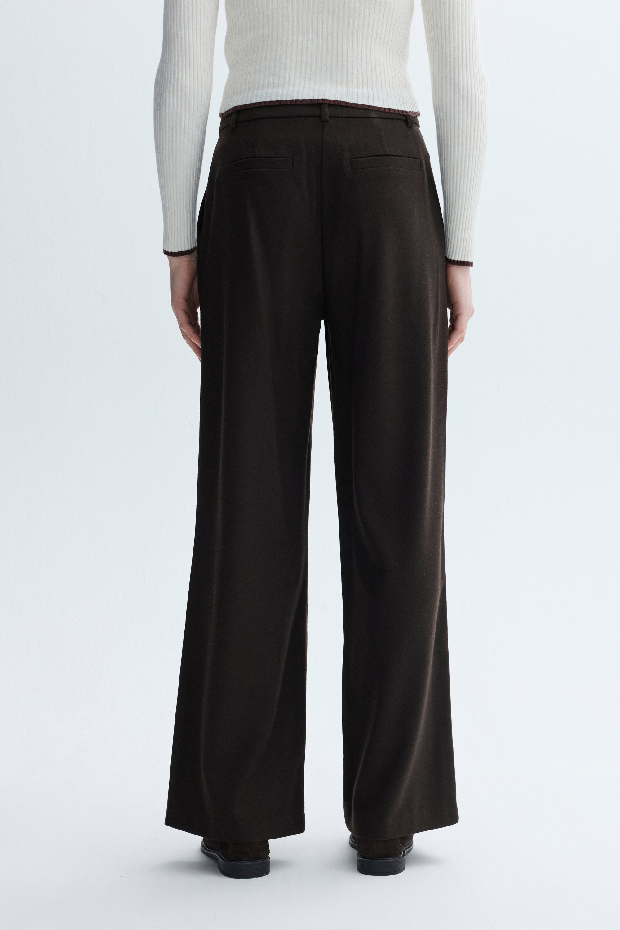 WIDE LEG PİLELİ PANTOLON