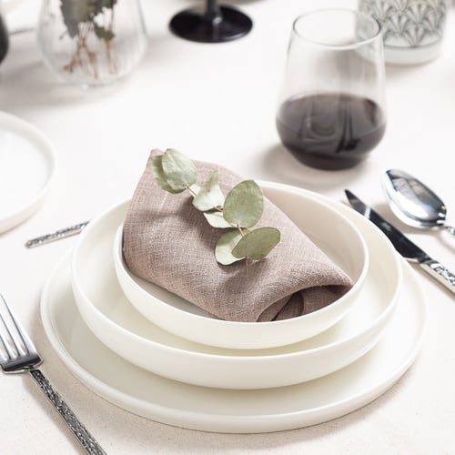  EPHESUS WHITE ÇUKUR TABAK 22CM