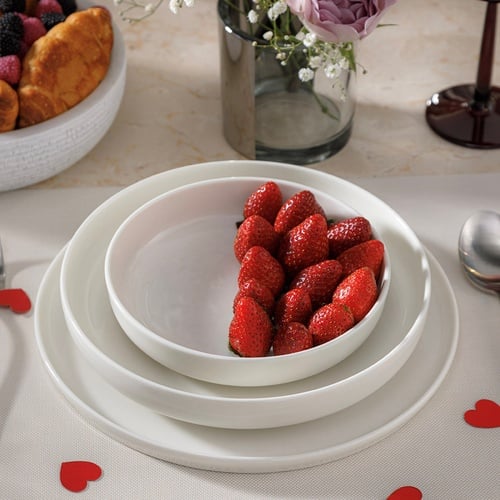  EPHESUS WHITE ÇUKUR TABAK 22CM