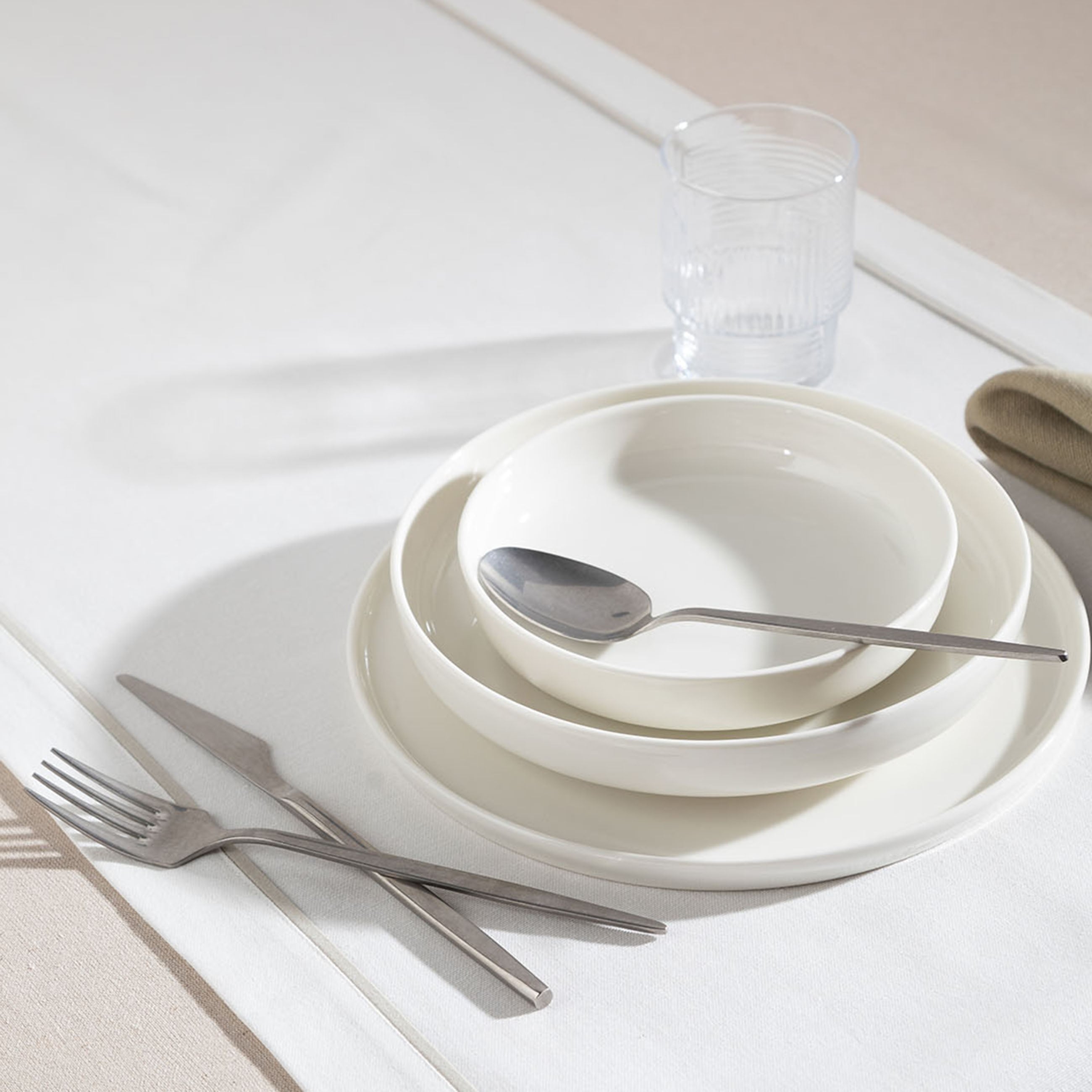 EPHESUS WHITE ÇUKUR TABAK 22CM