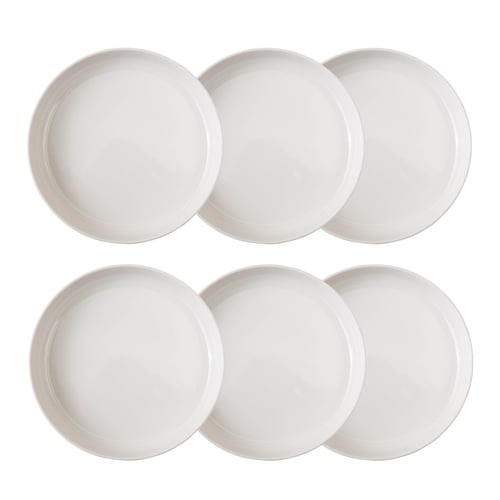 EPHESUS WHITE ÇUKUR TABAK SETİ 22CM - 6LI