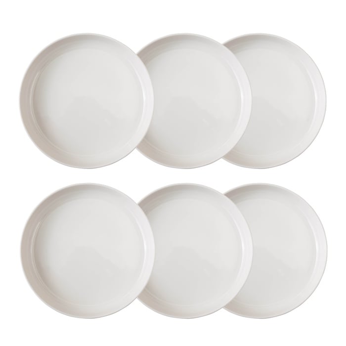 EPHESUS WHITE ÇUKUR TABAK SETİ 22CM - 6LI