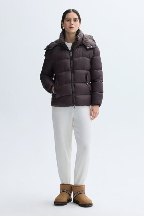  KAPİTONELİ KAPÜŞONLU PUFFER MONT