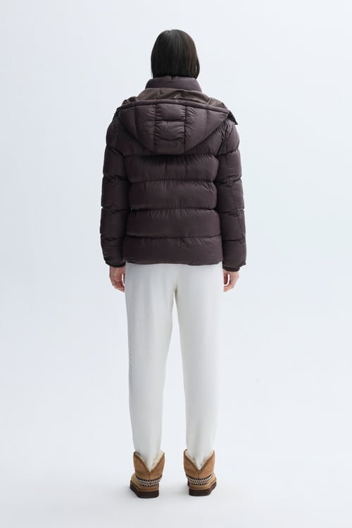 KAPİTONELİ KAPÜŞONLU PUFFER MONT