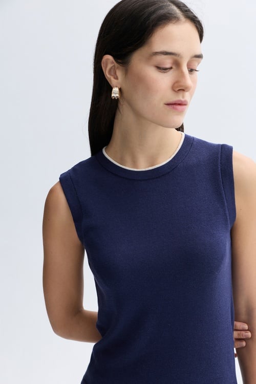  MODAL KARIŞIMLI BİSİKLET YAKA SÜVETER