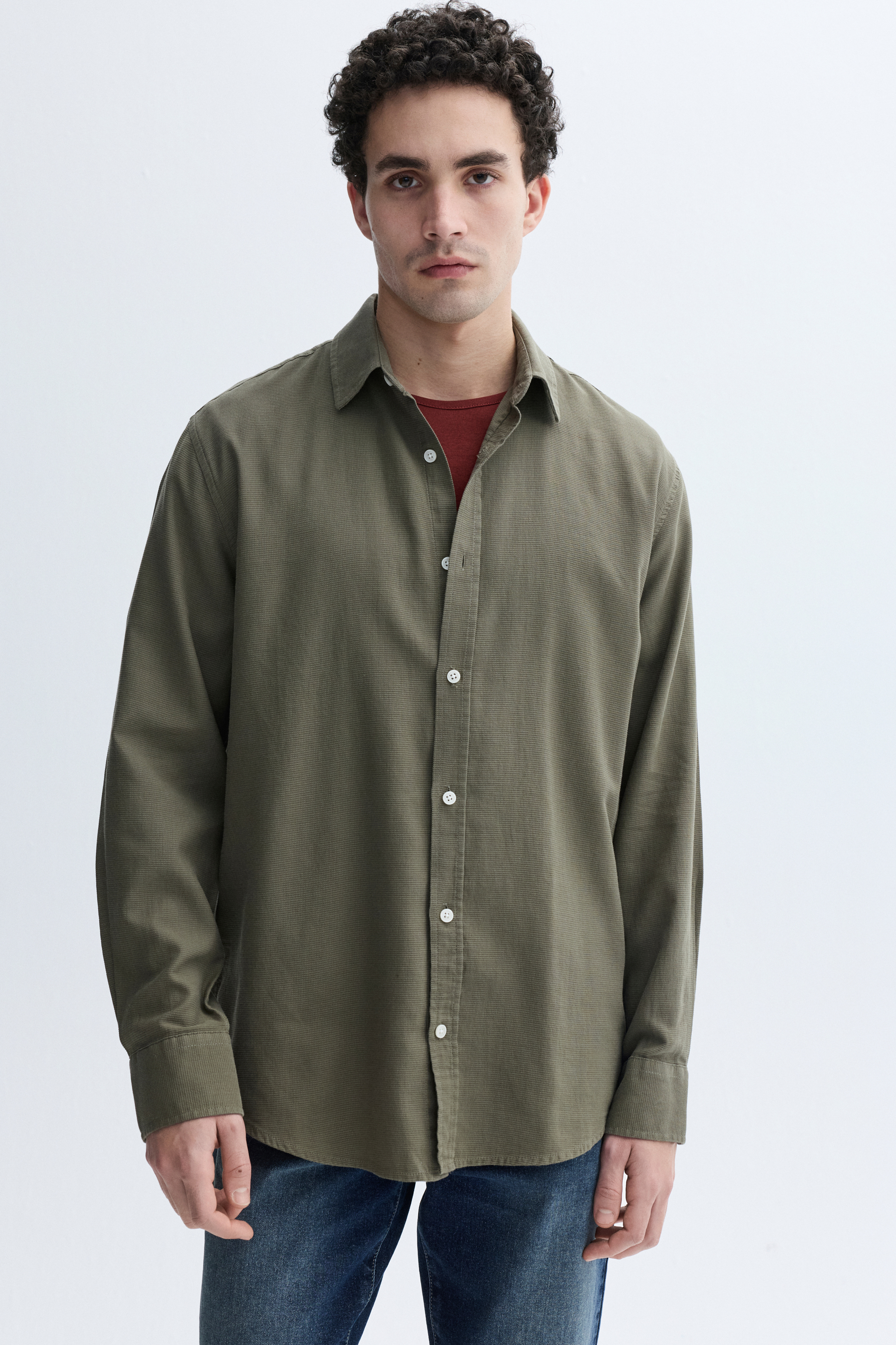 REGULAR FIT UZUN KOLLU GÖMLEK