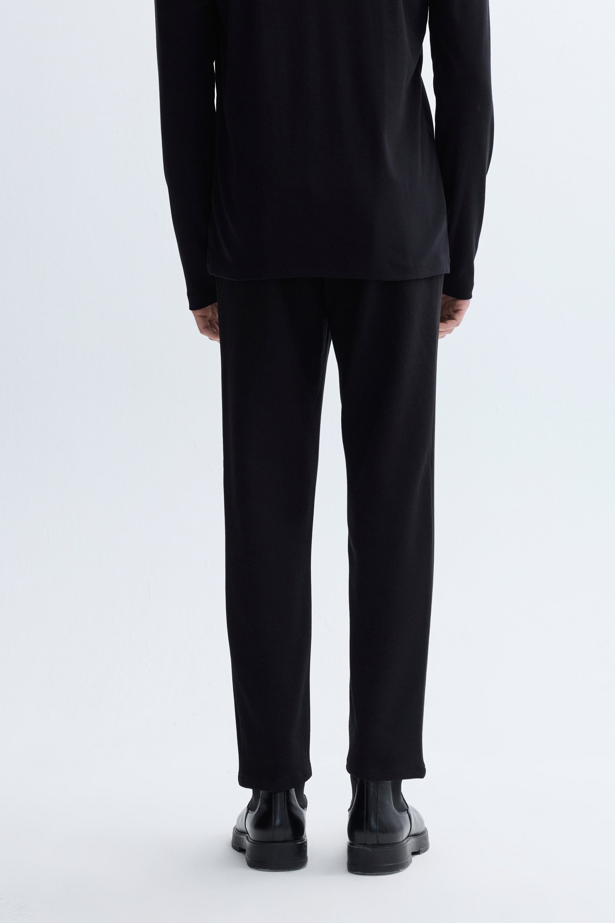 STRAIGHT FIT BELİ LASTİKLİ PANTOLON