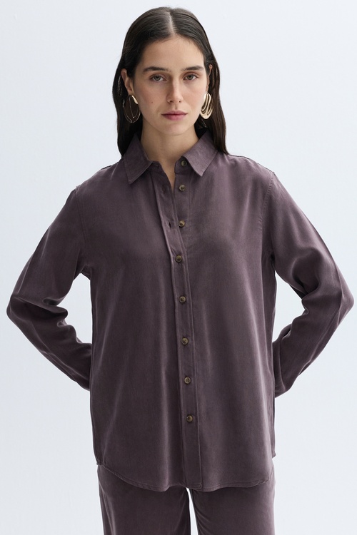  MODAL KARIŞIMLI REGULAR FIT UZUN KOLLU GÖMLEK