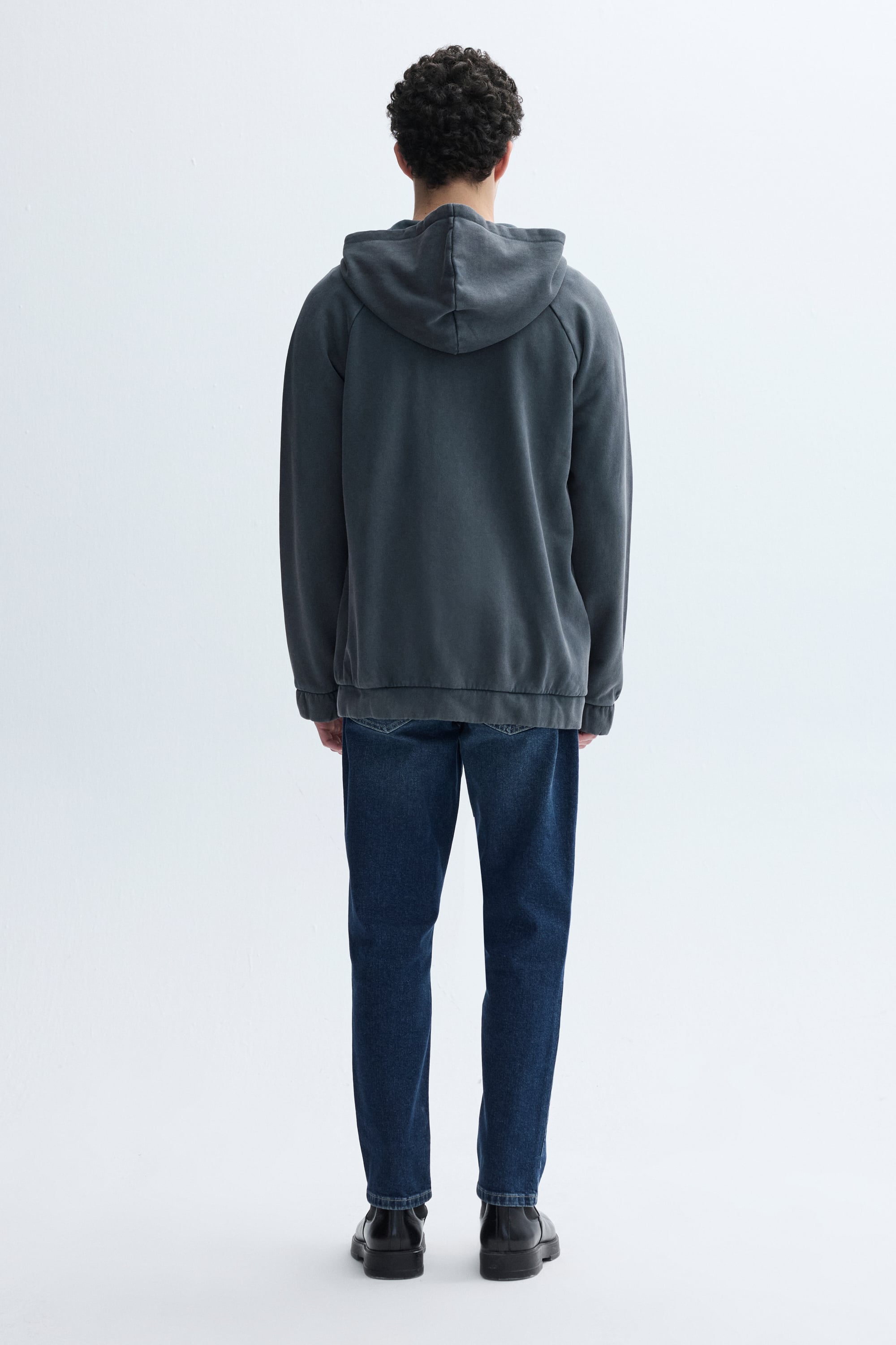 LOOSE FIT FERMUARLI KAPÜŞONLU SWEATSHIRT