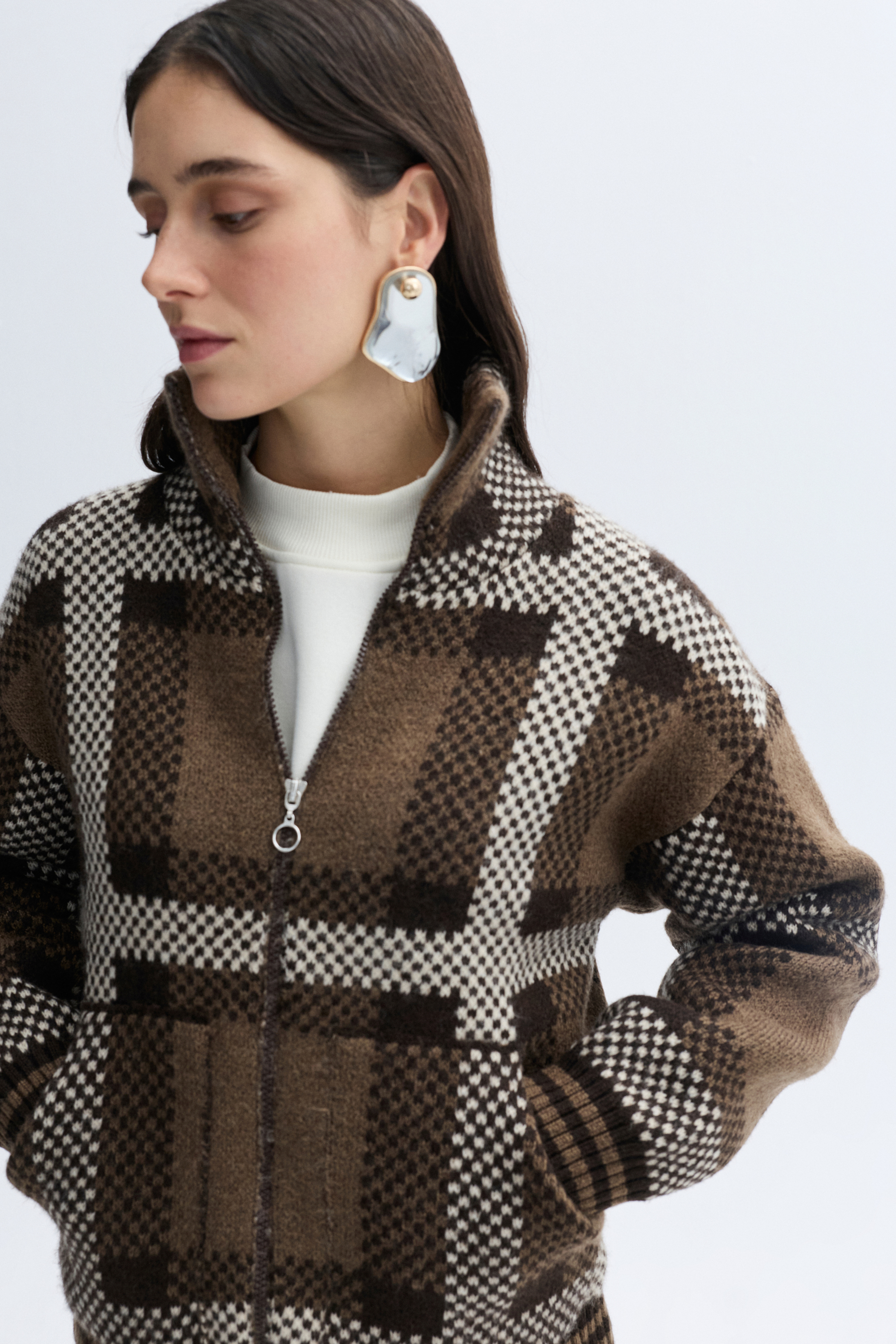 JAKARLI LOOSE FIT TRİKO MONT CEKET