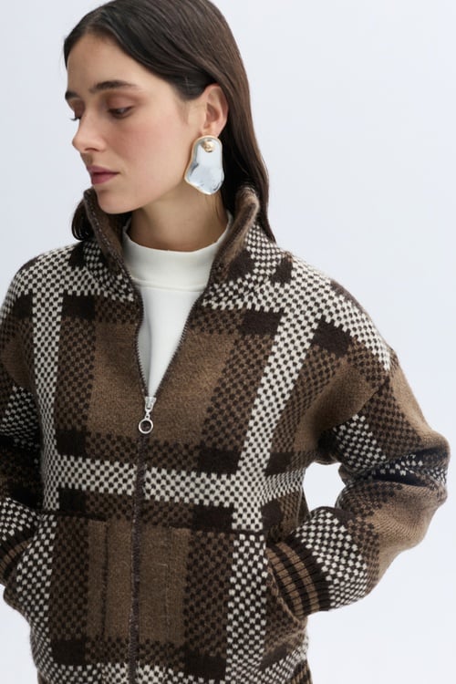 JAKARLI LOOSE FIT TRİKO MONT CEKET