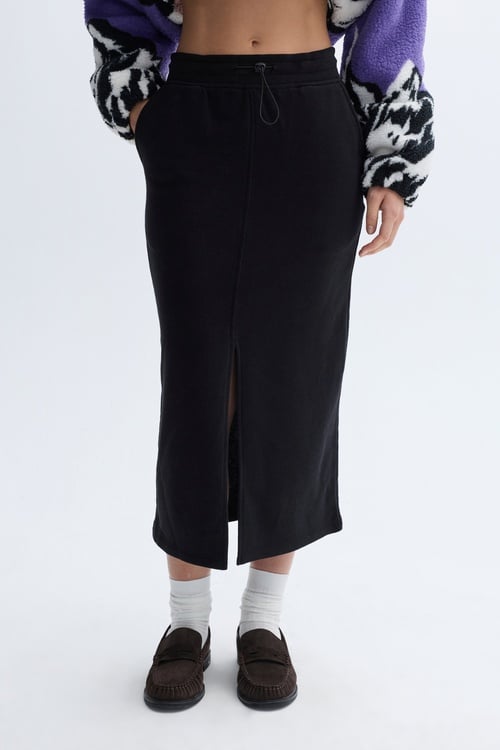 NERVÜR DİKİŞLİ YIRTMAÇLI MİDİ ETEK