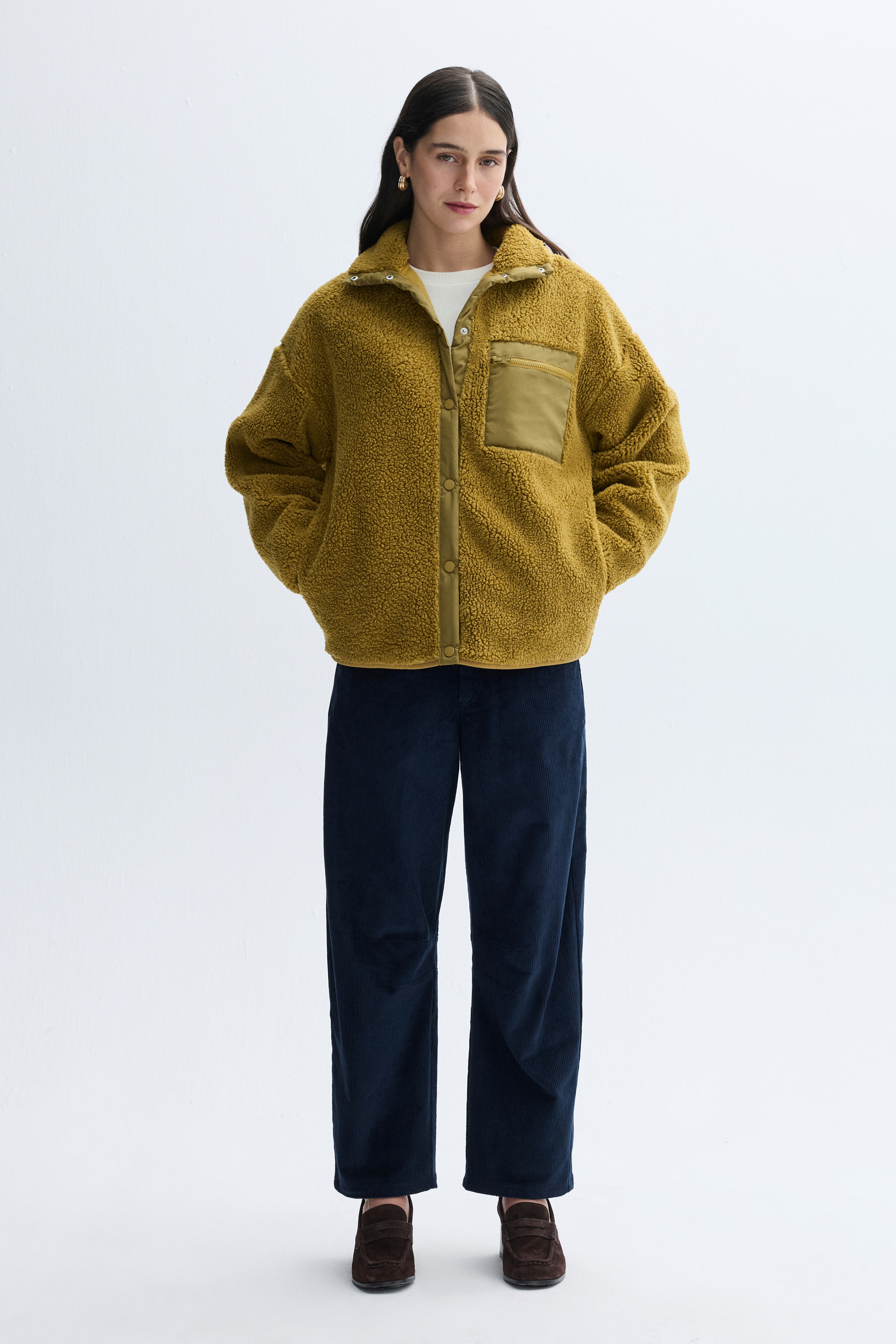 OVERSIZE PELÜŞ BOMBER CEKET