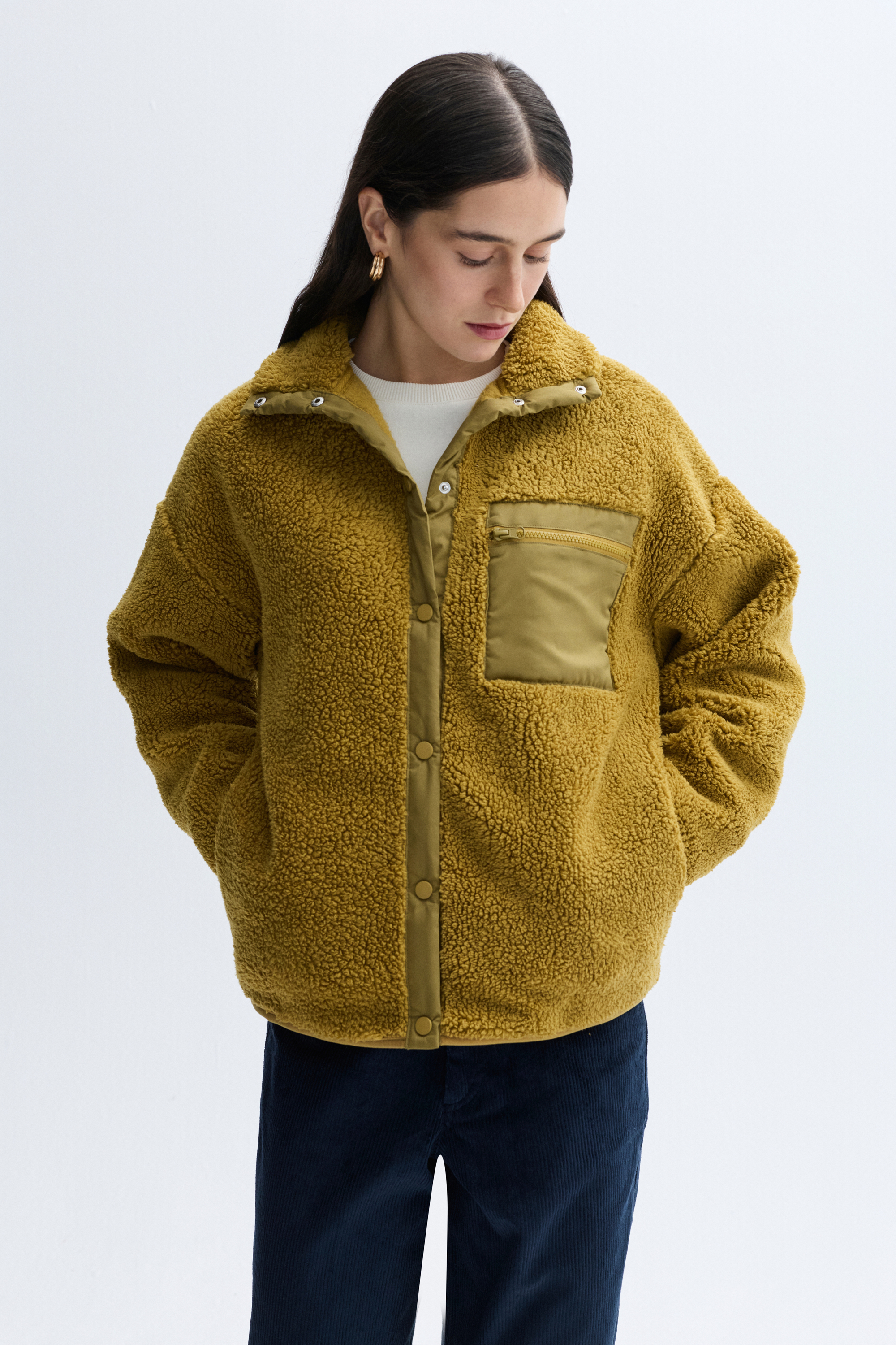 OVERSIZE PELÜŞ BOMBER CEKET