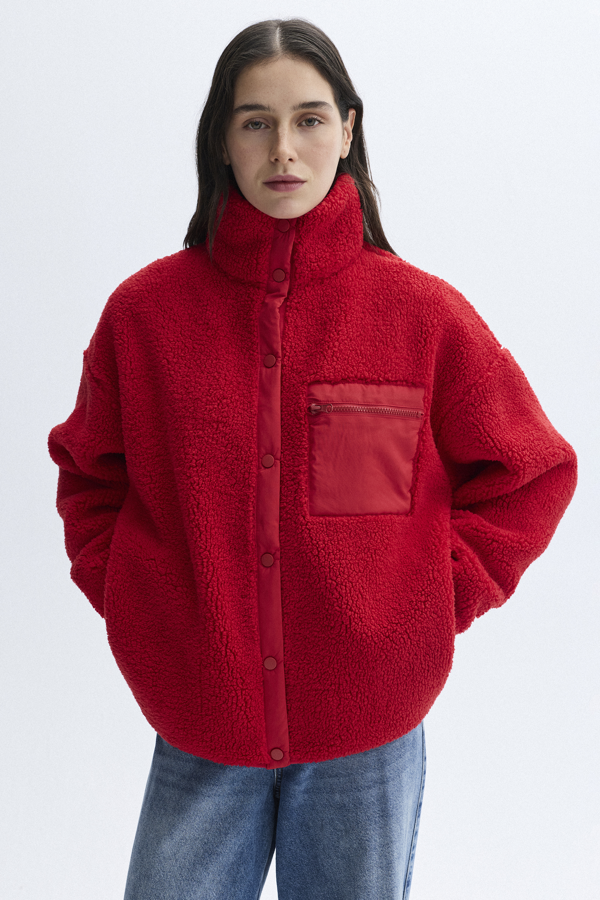 OVERSIZE PELÜŞ BOMBER CEKET