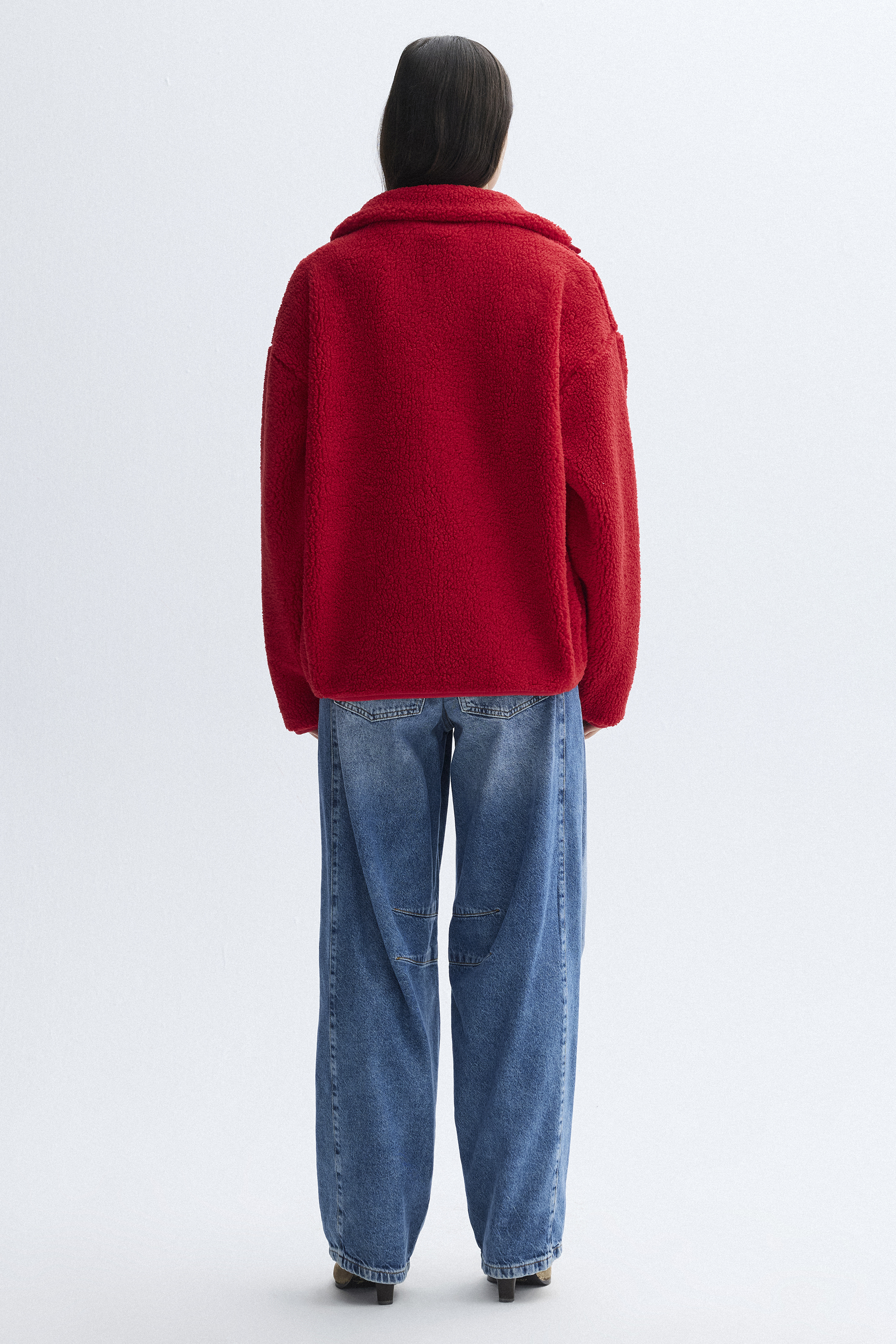 OVERSIZE PELÜŞ BOMBER CEKET