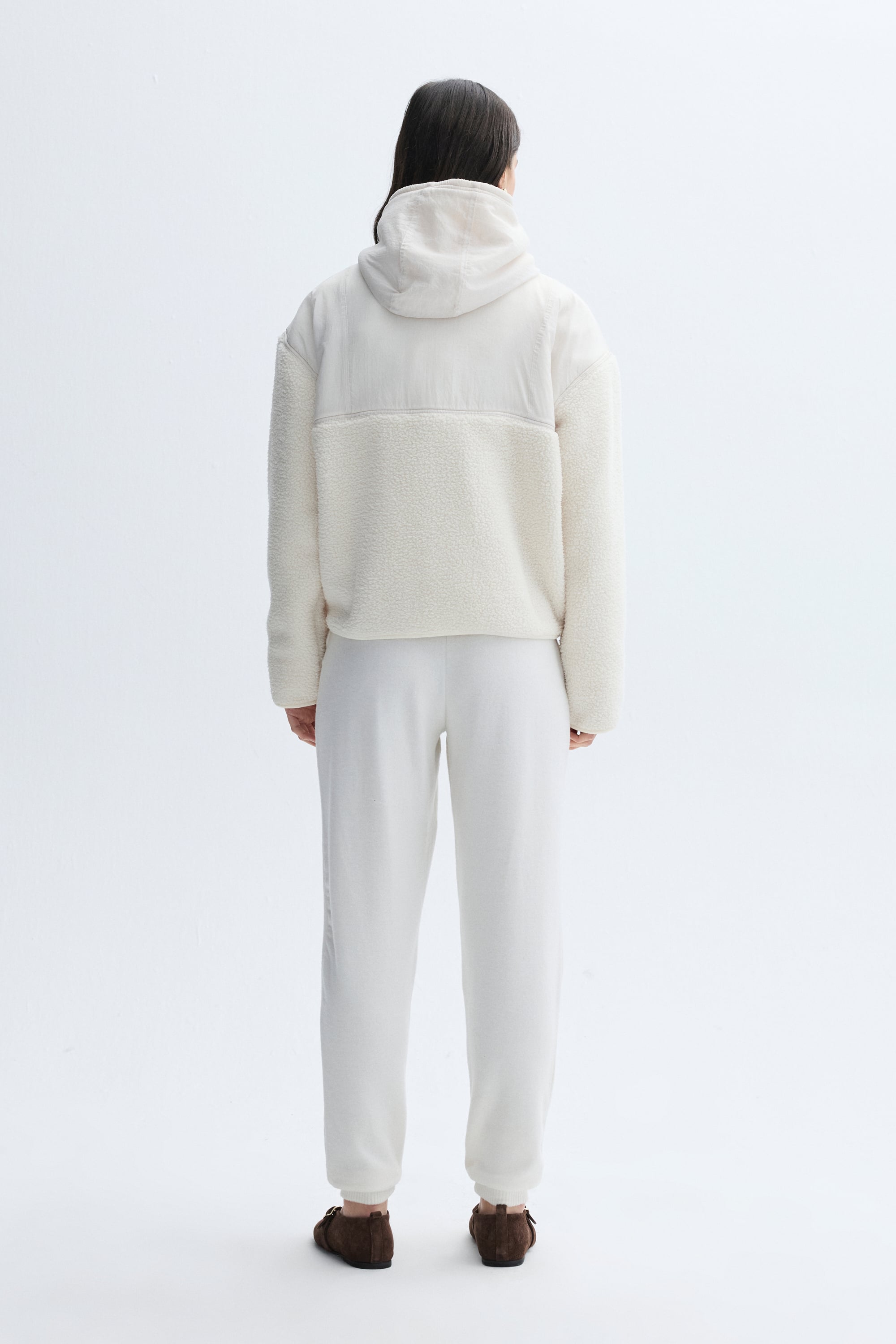 PELÜŞ DETAYLI OVERSIZE BOMBER CEKET