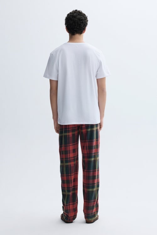 EKOSELİ STRAIGHT FIT PİJAMA ALTI