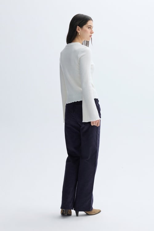 FİTİLLİ BOL KOLLU BLUZ