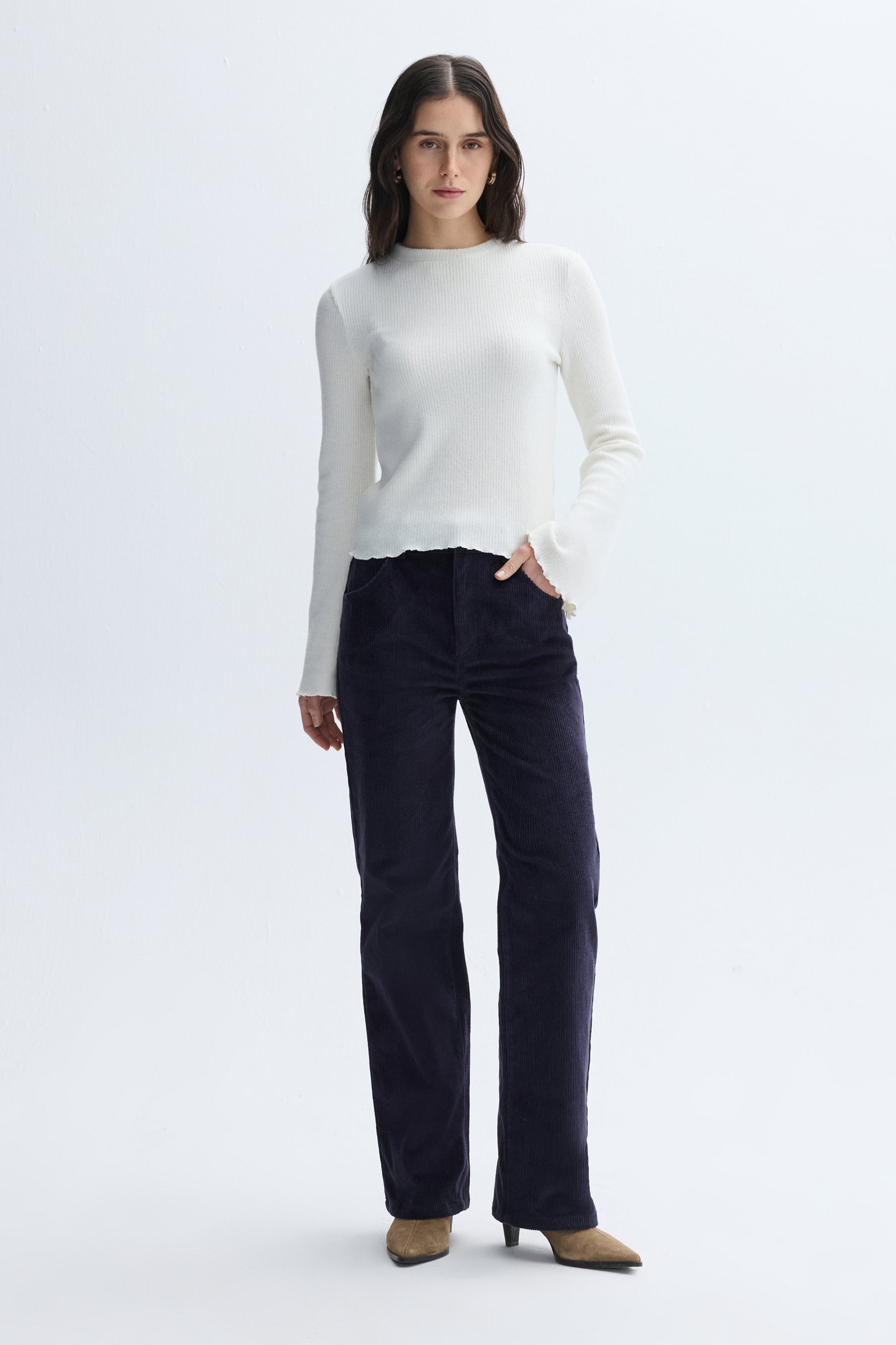 FİTİLLİ BOL KOLLU BLUZ