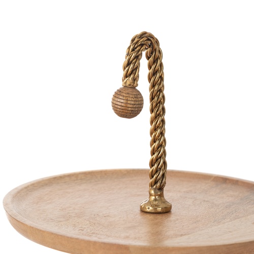 WOODEN DEKORATİF KEK STANDI 40 CM