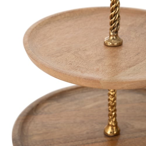  WOODEN DEKORATİF KEK STANDI 40 CM