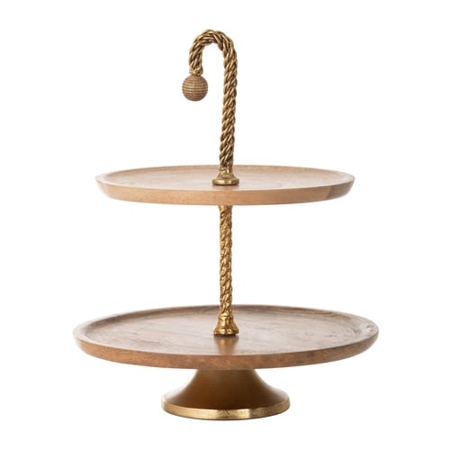 WOODEN DEKORATİF KEK STANDI 40 CM