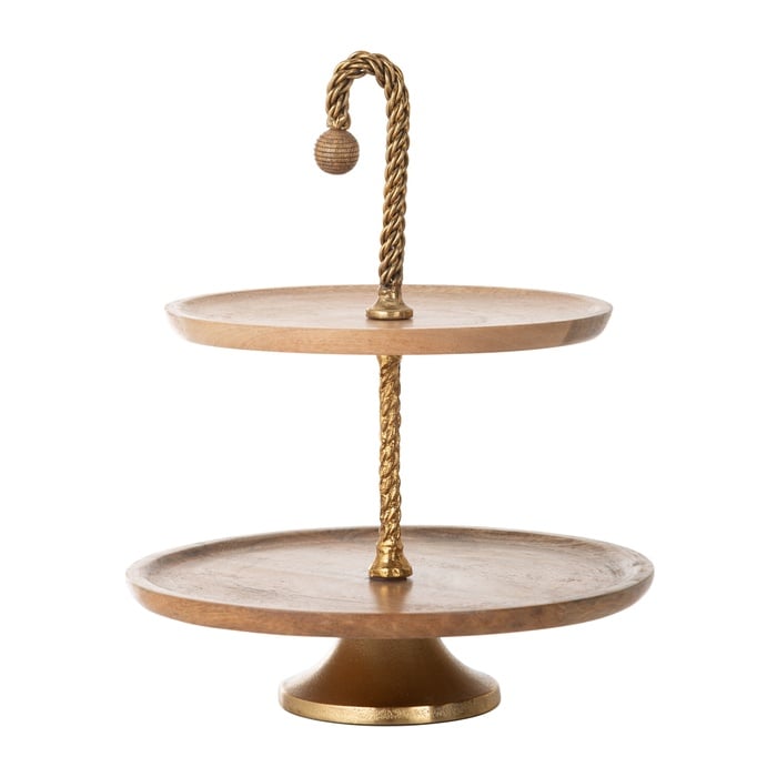 WOODEN DEKORATİF KEK STANDI 40 CM