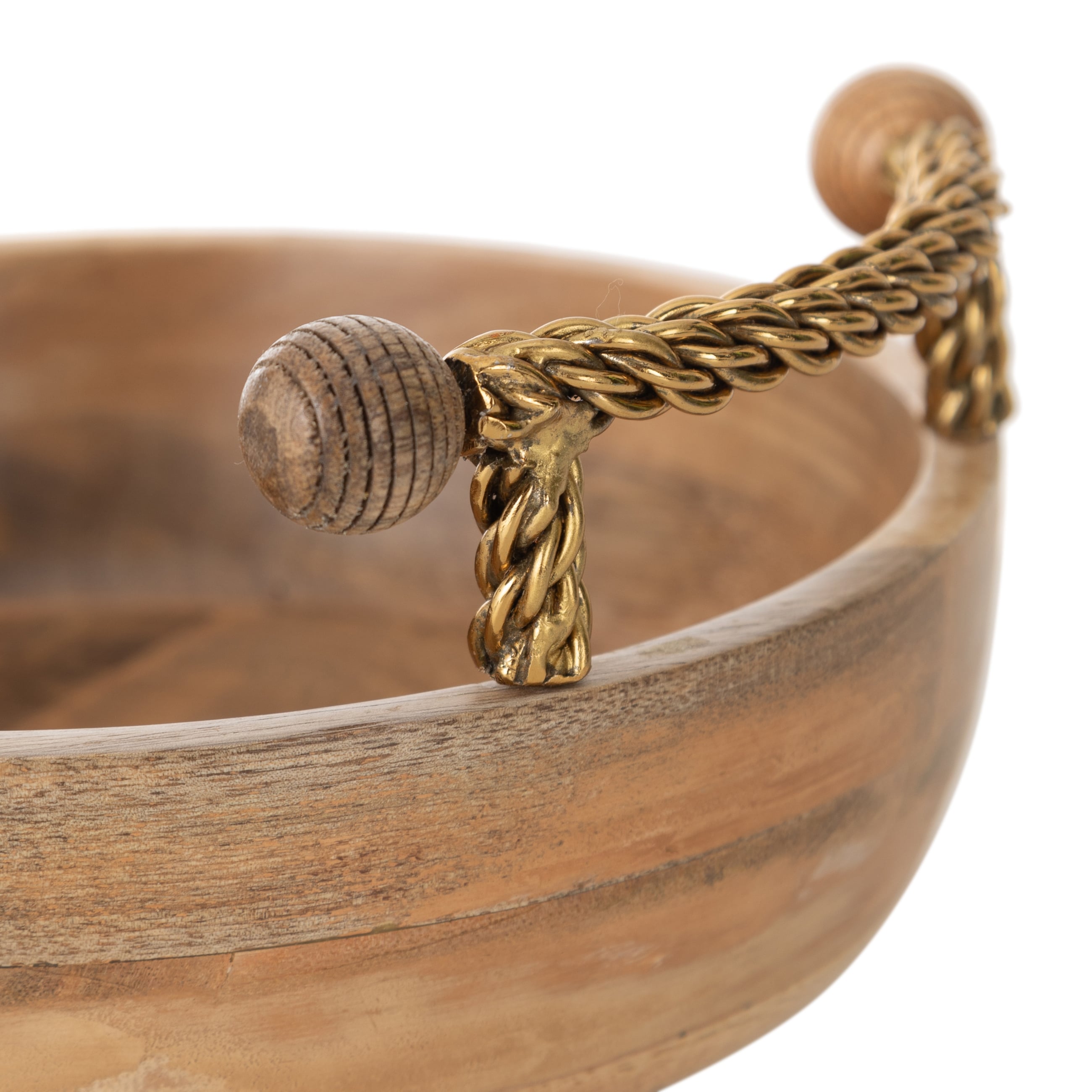 WOODEN DEKORATİF KASE 25 CM