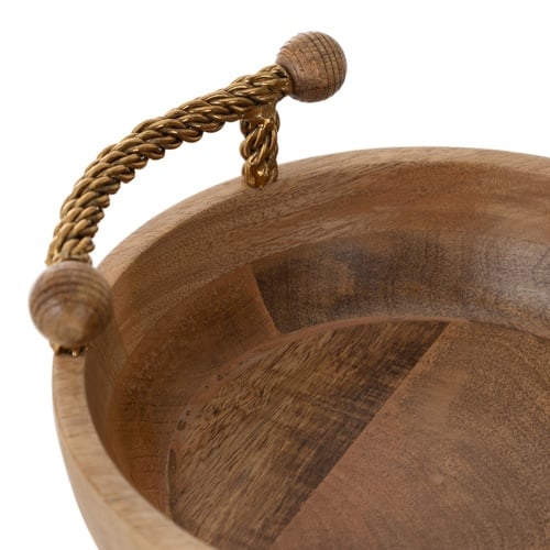  WOODEN DEKORATİF KASE 25 CM