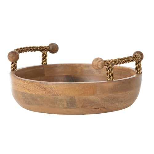 WOODEN DEKORATİF KASE 30 CM