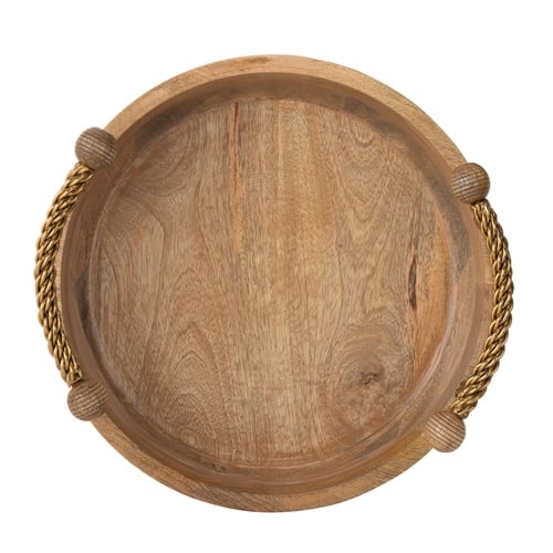 WOODEN DEKORATİF KASE 30 CM