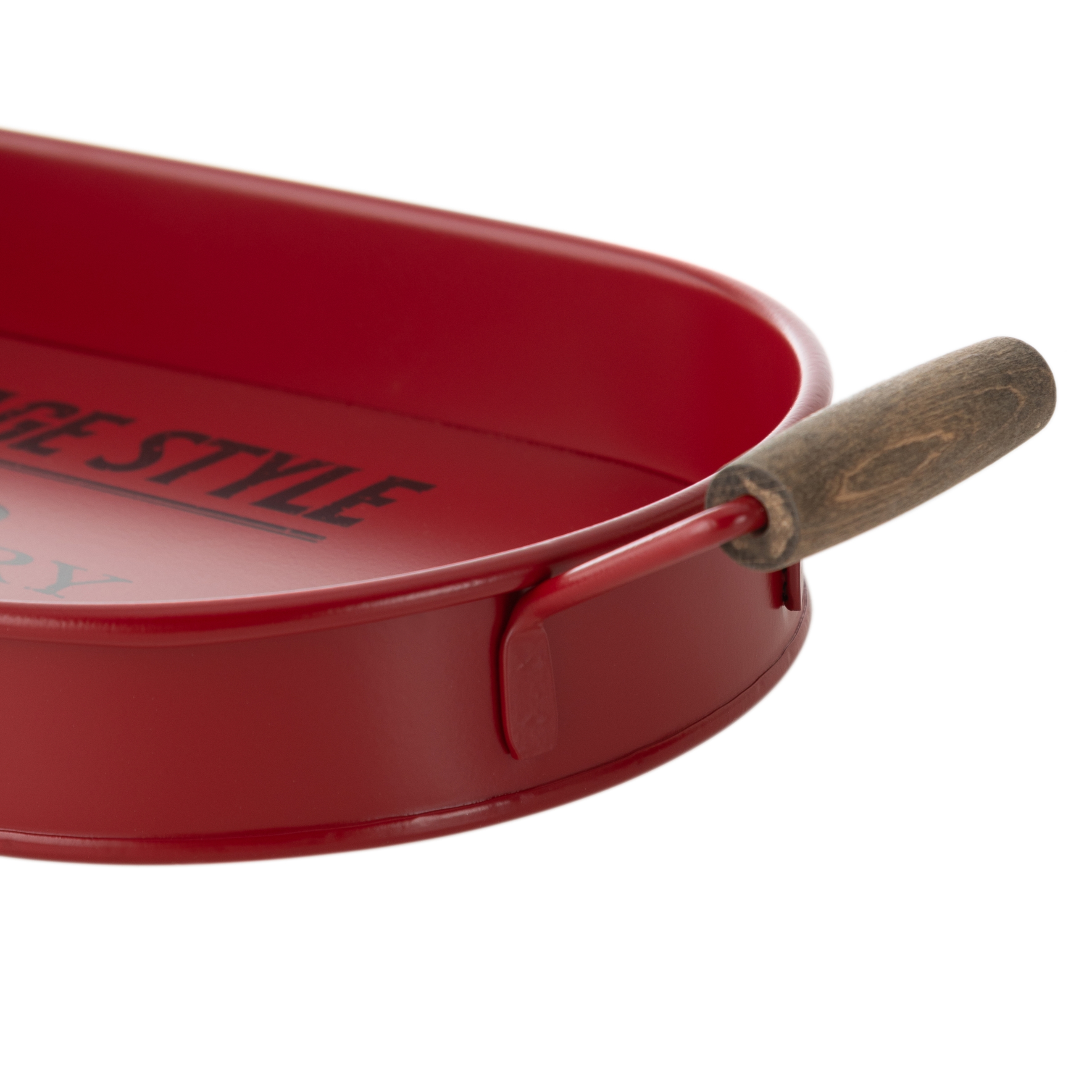 DUBLIN  OVAL TEPSİ KIRMIZI 44X22 CM