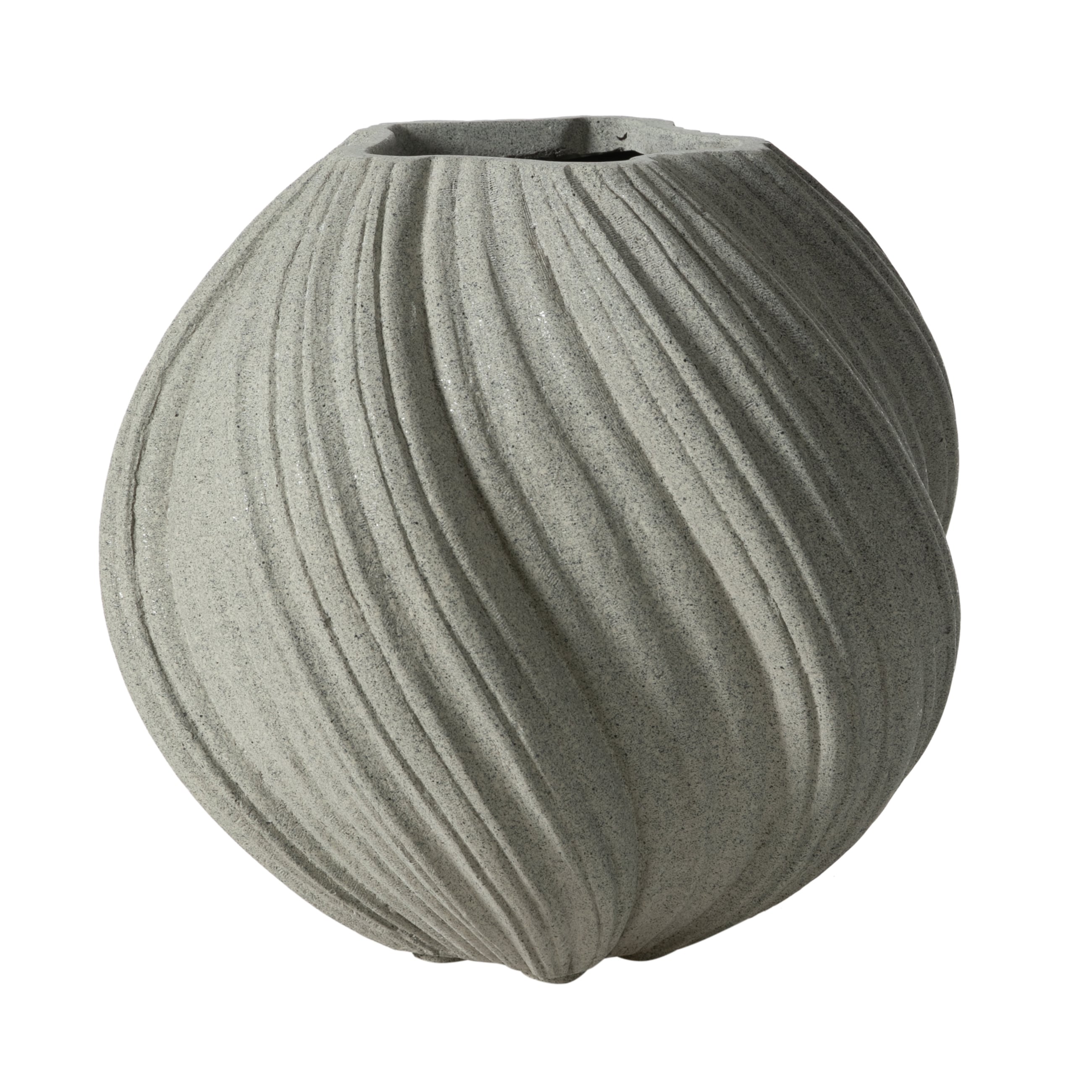 SPIRAL VAZO BEJ 34X32CM