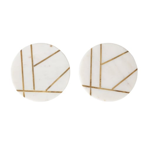 BRASS MERMER BARDAK ALTLIĞI SETİ - 2Lİ