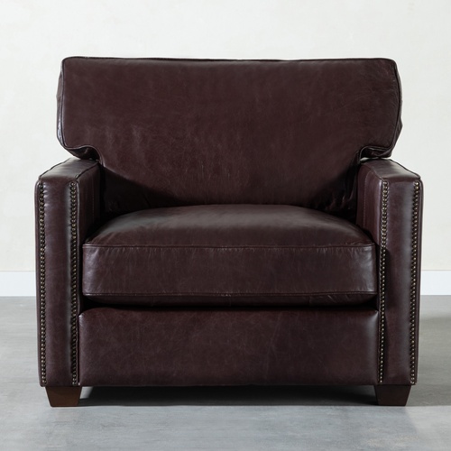  WILLIAM TEKLİ DERİ KOLTUK BIKER TAN