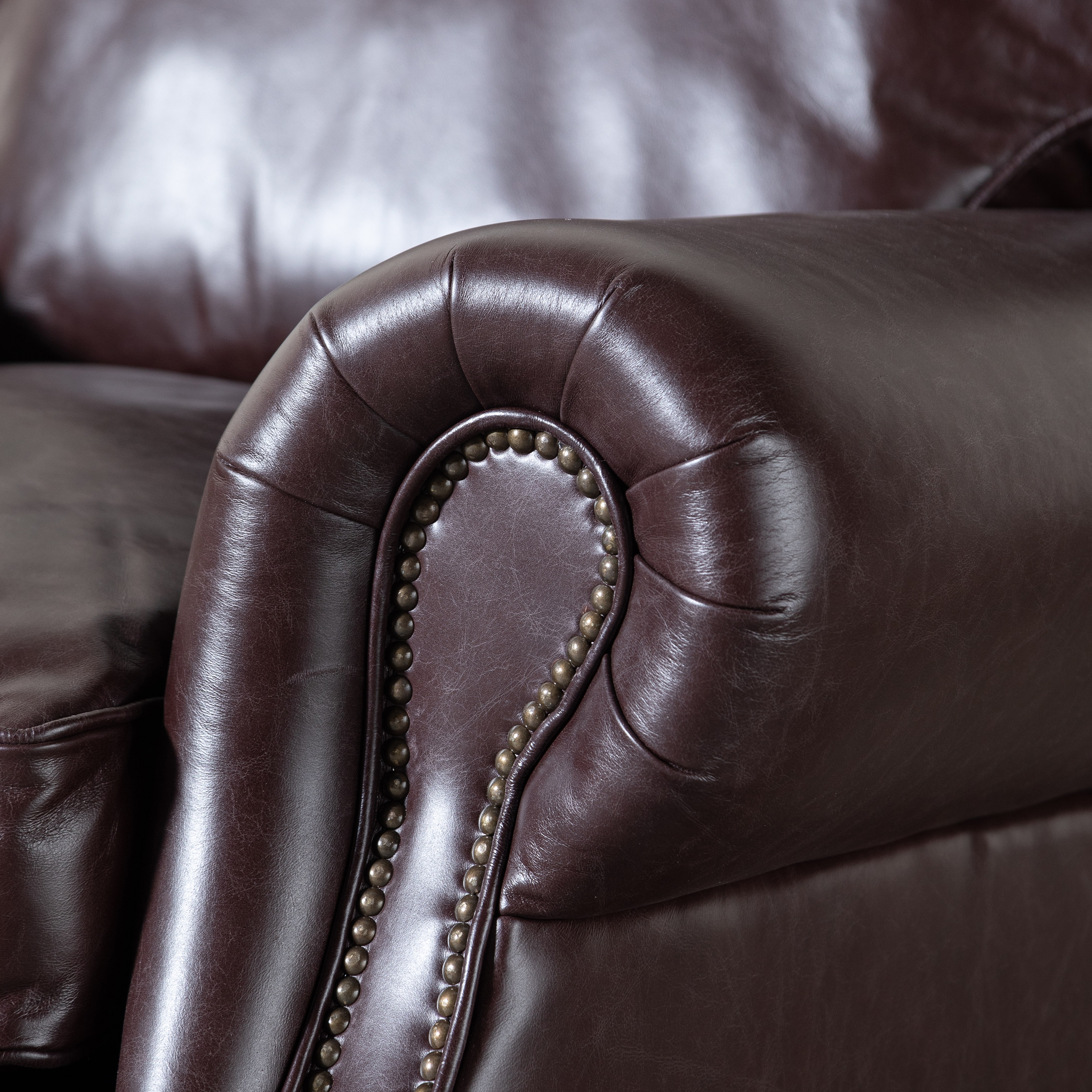 BALMORAL TEKLİ DERİ KOLTUK BIKER TAN