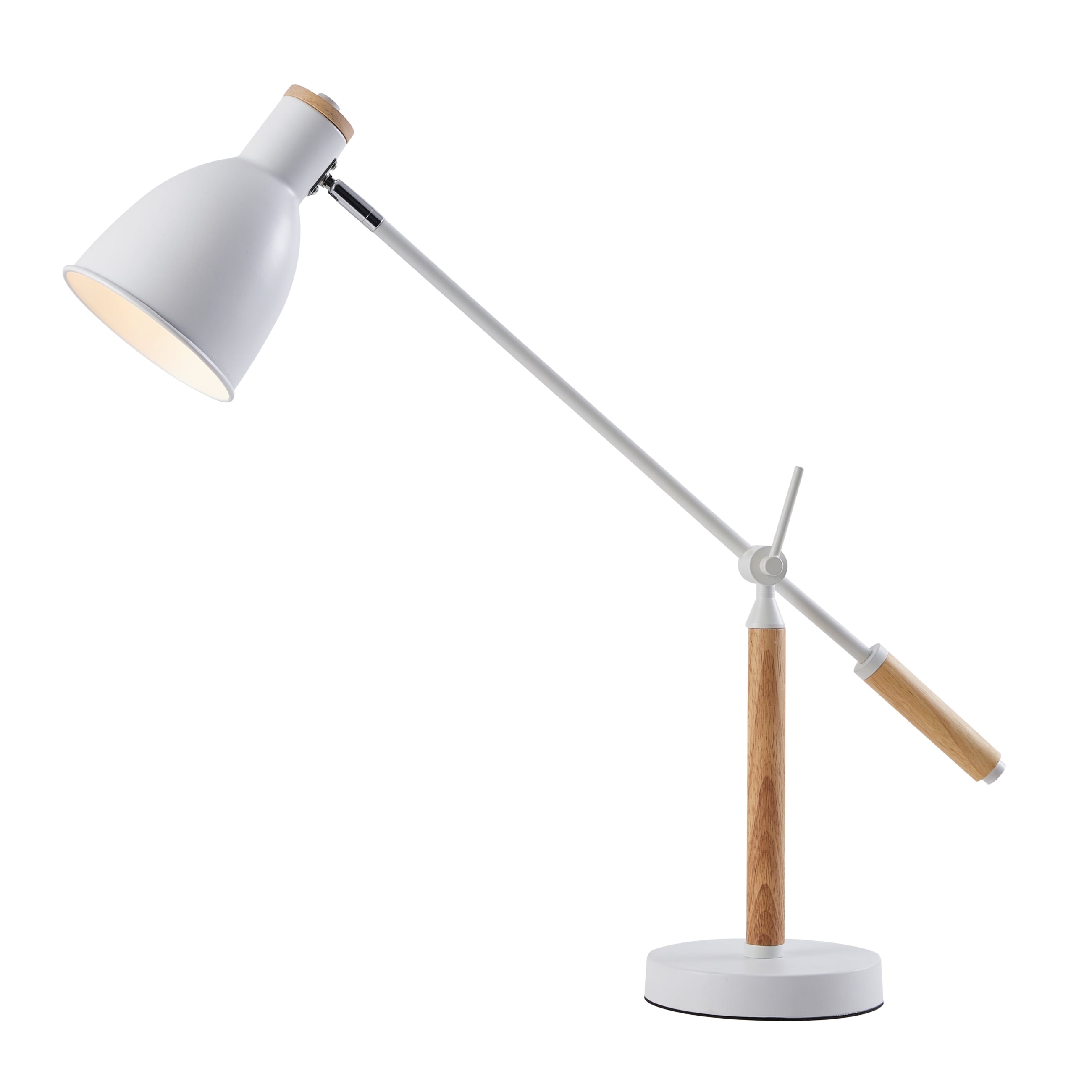 AUREL BEYAZ MASA LAMBASI 44X63 CM