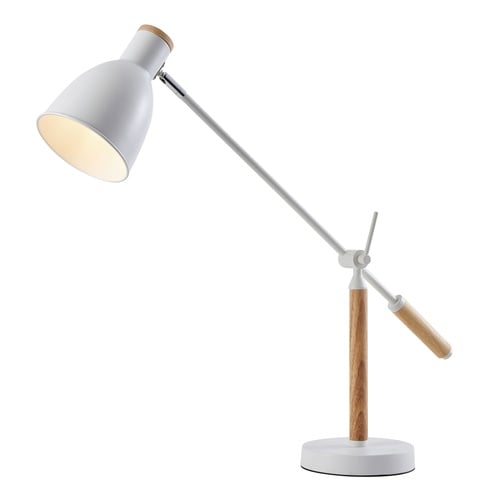 AUREL BEYAZ MASA LAMBASI 44X63 CM