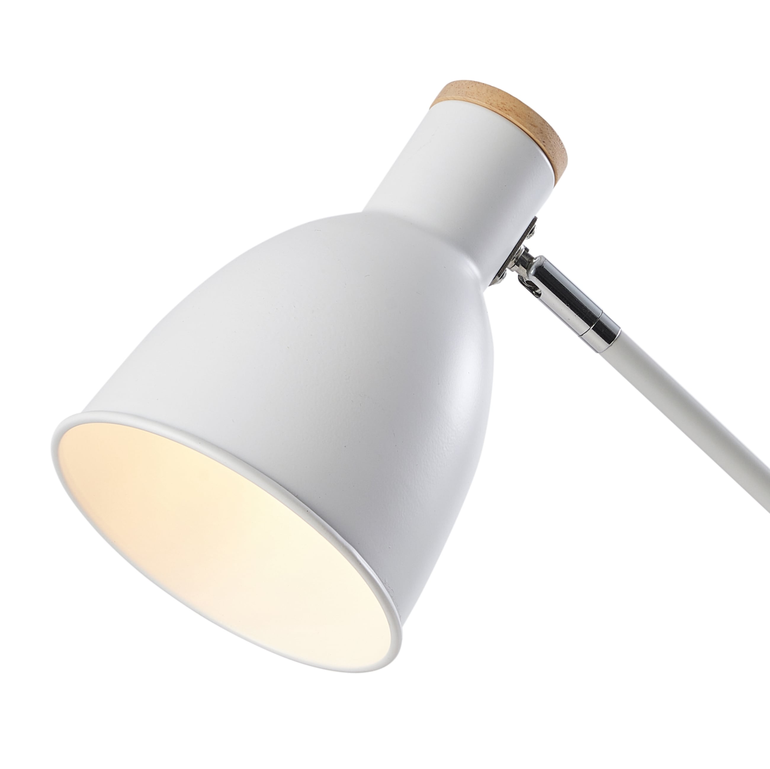 AUREL BEYAZ MASA LAMBASI 44X63 CM