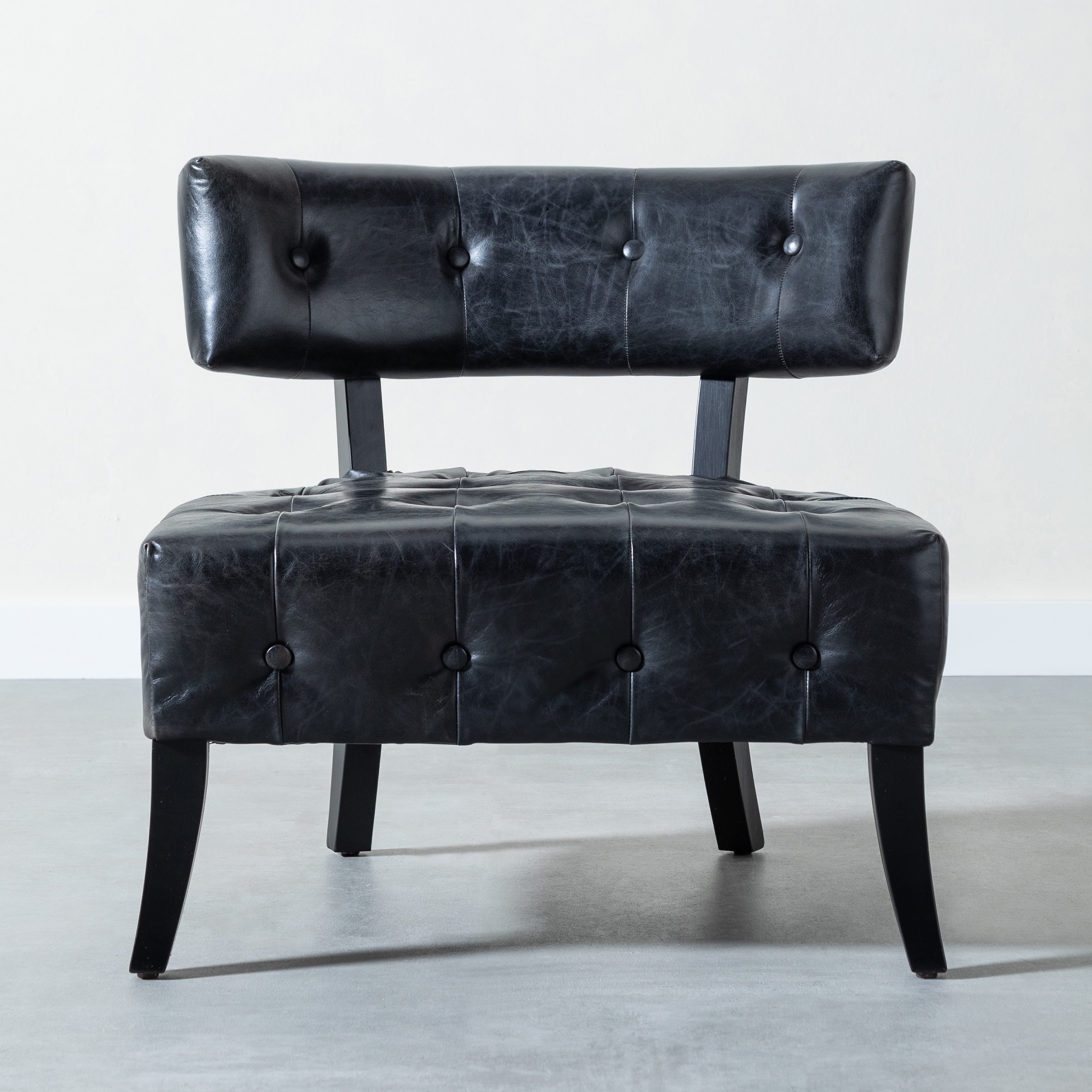 PARİS DERİ SİYAH BERJER