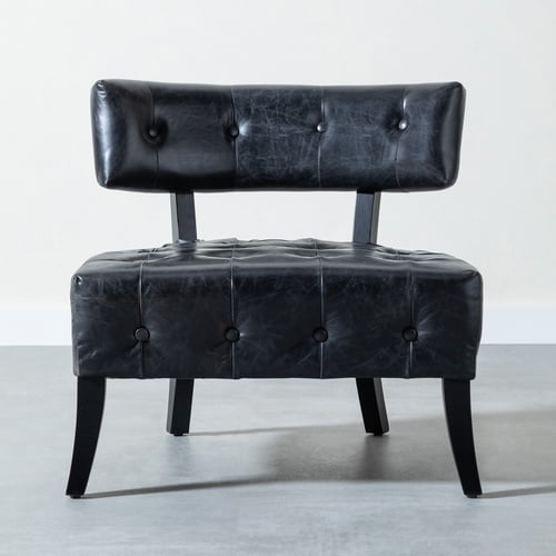 PARİS DERİ SİYAH BERJER